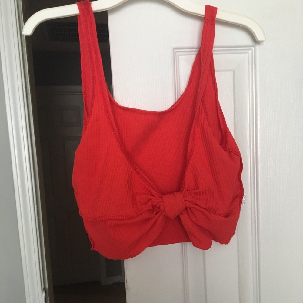 Red Crop Top